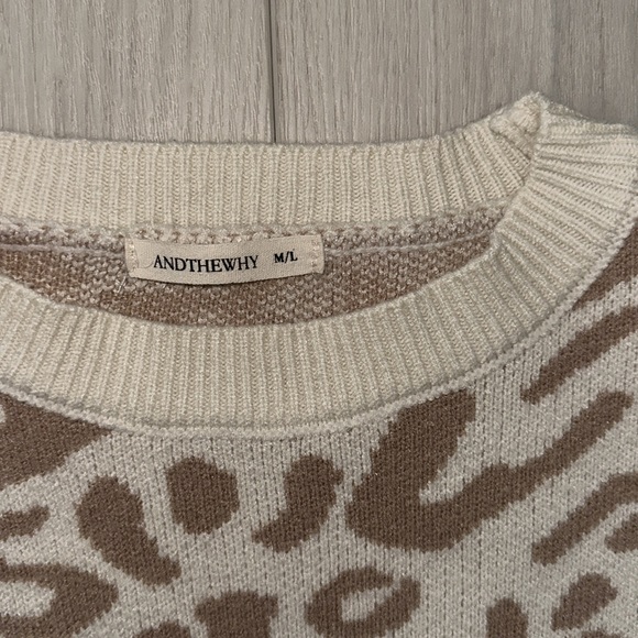 Cheetah Sweater - Picture 2 of 3